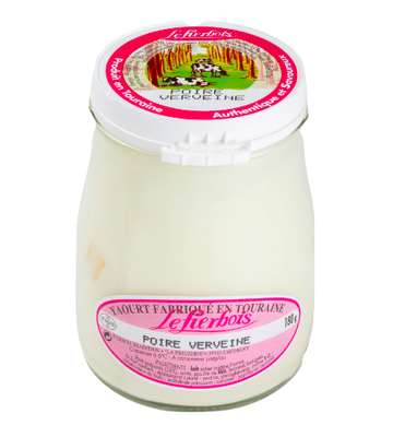 Yaourt à la poire verveine, Fierbois (180 g)