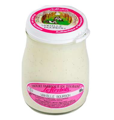 Yaourt à la vanille bourbon, Fierbois (180 g)