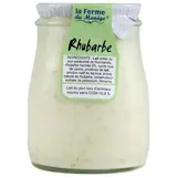 Yaourt entier au lait du jour rhubarbe, La Ferme du Manège (180 g)