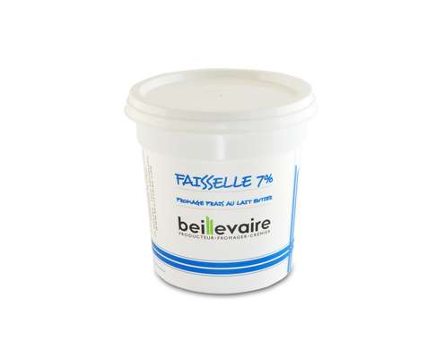 Faisselle de vache 7%, Beillevaire (100 g)