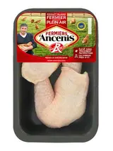 Cuisses de poulet fermier blanc d'Ancenis (x 2, environ 600 - 650 g)