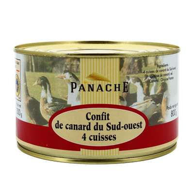 Cuisses confites IGP, Panache des Landes (x 4, 1300 g)