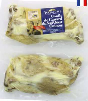 Cuisses de canard confites du Sud-Ouest IGP, Panache des Landes (x4, 880 g)