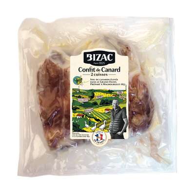 Cuisses de canard confites, Bizac (x2, 400 g)