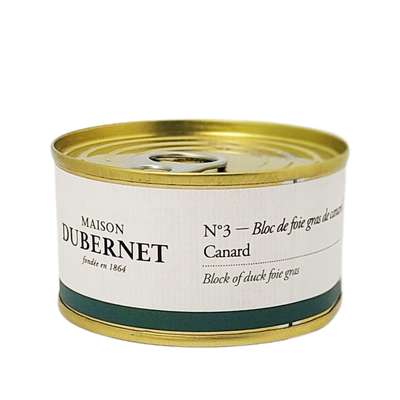 Bloc de foie gras de canard,  Maison Dubernet (130 g)