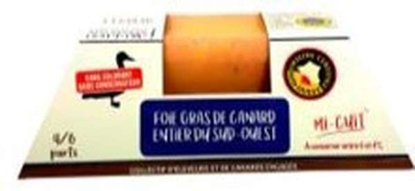 Foie gras de canard mi-cuit nature IGP, Panache des Landes (250 g)