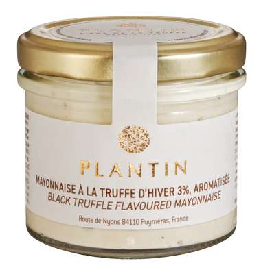 Mayonnaise à la truffe d'hiver 3% aromatisée, Plantin (100 g)