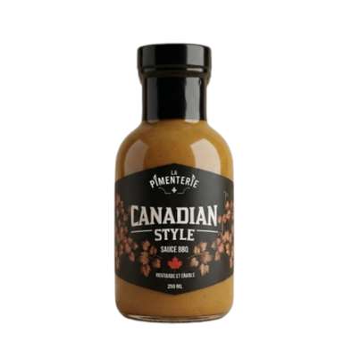 Sauce BBQ Canadian Style, La Pimenterie (250 ml)