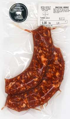 Saucisse fraiche à la sauge, Maison Montalet (x 2, de 250 à 300 g)