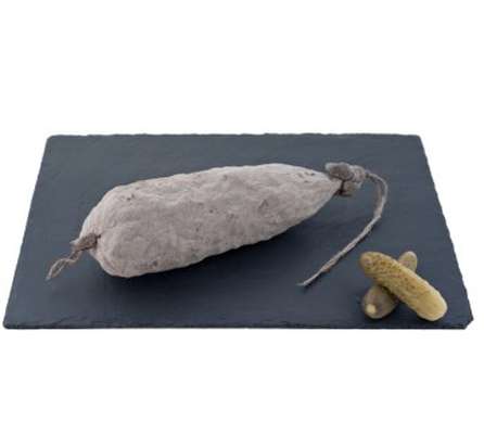 Saucisson sec Cendré artisanal, Maison Conquet (environ 300 - 350 g)