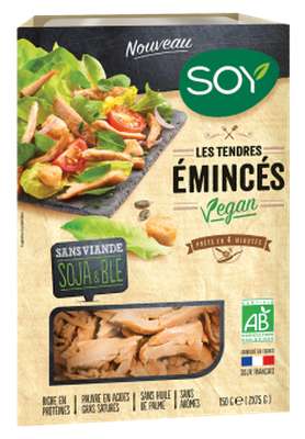 Emincés nature vegan BIO, Soy (150 g)