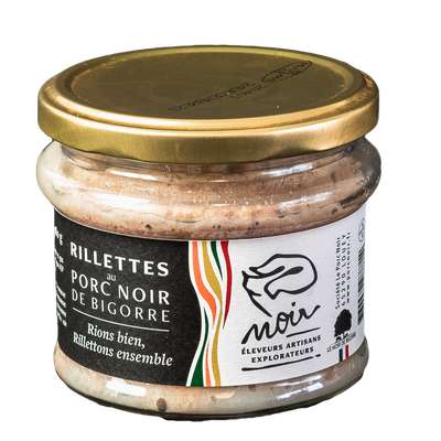 Rillettes de porc Noir de Bigorre, Padouen (180 g)