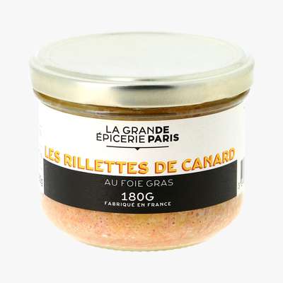 Rillettes de canard au foie de canard, La Grande Epicerie de Paris (180 g)