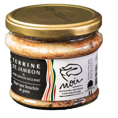 Terrine au jambon Noir de Bigorre, Padouen (180 g)