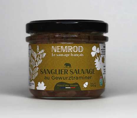 Terrine de sanglier au gewurtzraminer, Nemrod (100 g)