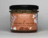 Terrine de chevreuil sauvage aux figues et pain d'épices, Nemrod (100 g)