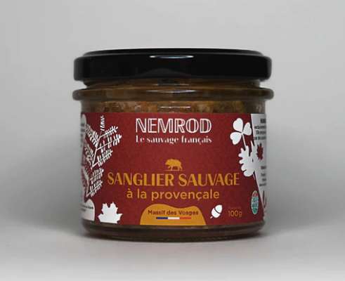 Terrine de sanglier à la Provençale, Nemrod (100 g)