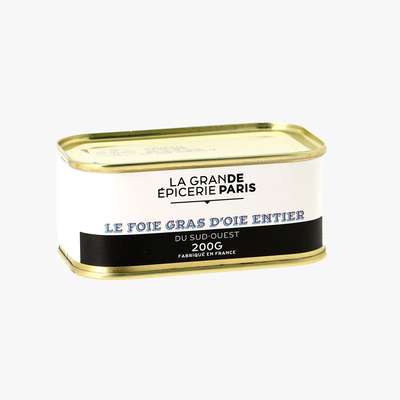 Foie gras d'oie entier du sud-ouest, La Grande Epicerie de Paris (200g)
