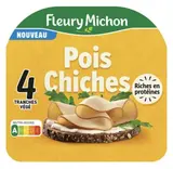 Tranches de pois chiches, Fleury Michon (x 4 tranches, 120 g)