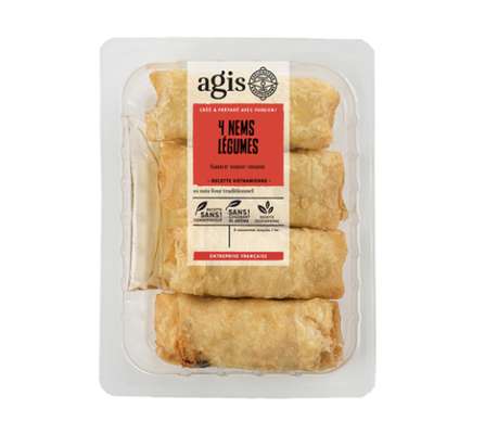 Nems légumes sauce aigre douce, Agis (x 4, 280 g)