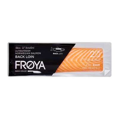 Dos de saumon norvégien Back Loin - Sushi Grade, Froya (180 g)