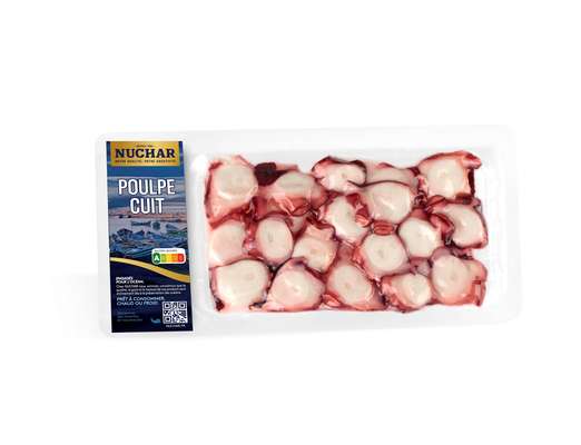 Lamelles de poulpe sélection cuit, Nuchar (150 g)