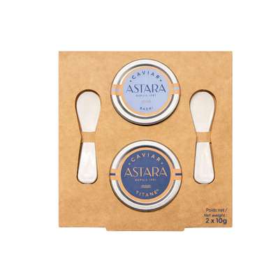 Coffret Caviar Nano Baeri x Titane, Caviar Astara (20 g)