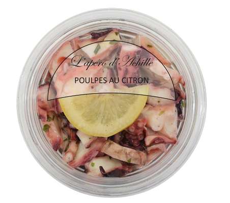 Poulpes au citron, l'apéro d'Achille (130 g)
