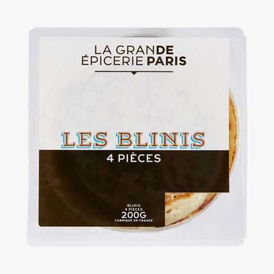 Blinis nature, La Grande Epicerie de Paris (x 4, 200 g)