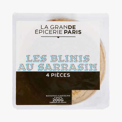 Blinis au sarrasin, La Grande Epicerie de Paris (x 4, 200 g)