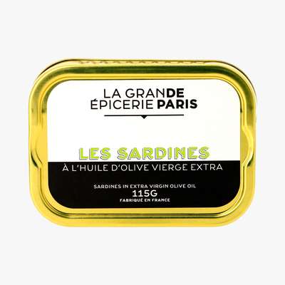 Sardines à l'huile d'olive vierge extra, La Grande Epicerie de Paris (115 g)