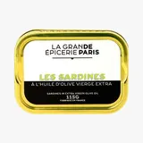 Sardines à l'huile d'olive vierge extra, La Grande Epicerie de Paris (115 g)