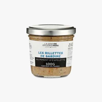 Rillettes de sardines au piment d'Espelette, La Grande Epicerie de Paris (100 g)