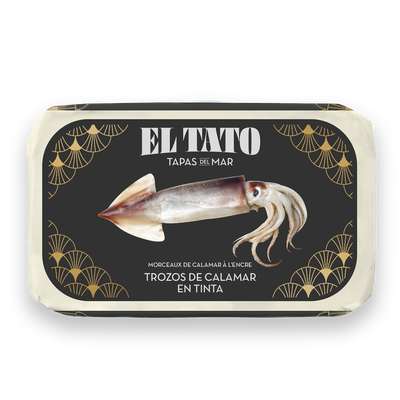 Calamars en morceaux à l'encre, Calle El Tato (72 g)