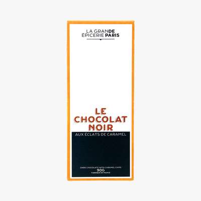 Tablette de chocolat noir aux éclats de caramel, La Grande Epicerie de Paris (90 g)