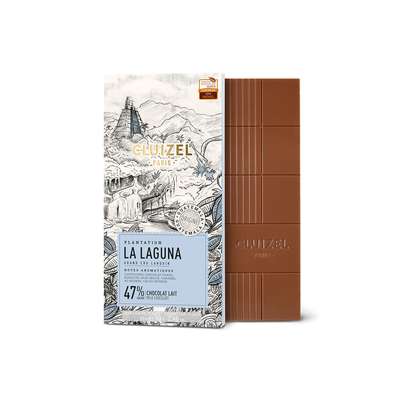 Tablette plantation la laguna lait 47%, Cluizel (70 g)