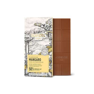 Tablette plantation mangaro lait 50%, Cluizel (70 g)