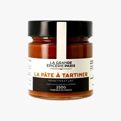 Pâte à tartiner noisettes et chocolat au lait, La Grande Epicerie de Paris (240 g)