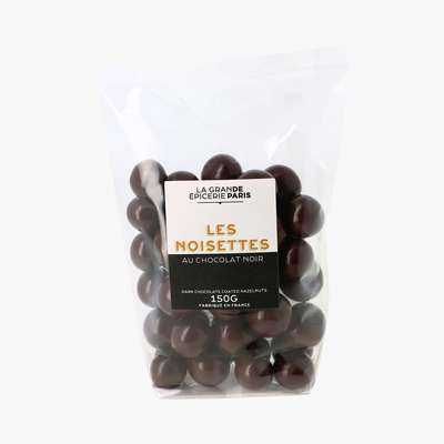 Noisettes enrobées de chocolat noir, La Grande Epicerie de Paris (150 g)