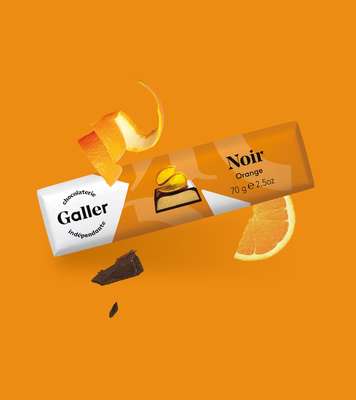 Bâton noir orange, Chocolat Galler (70 g)