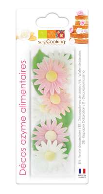 6 Marguerites + 6 Feuilles Vertes Azyme (blister), Scrapcooking