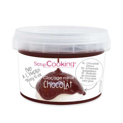 Glaçage miroir prêt à l'emploi goût chocolat 5%  Scrapcooking (300 G)