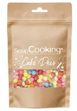 Décors sucrés dragées "choco multicolores", Scrapcooking (75g)