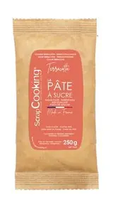 Pâte à sucre TERRACOTTA- colorant d'origine naturelle, Scrapcooking (250g)