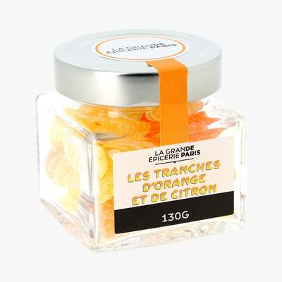Bonbons les tranches d'orange et de citron , La Grande Epicerie de Paris (130 g)