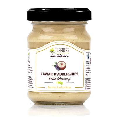 Baba ghanouj - caviar d'aubergines, Terroirs du Liban (140 g)