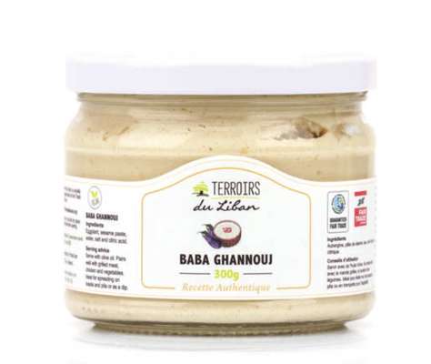 Baba ghanouj - caviar d'aubergines, Terroirs du Liban (300 g)