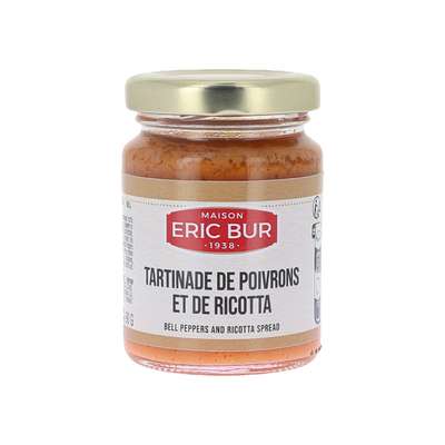 Tartinade de poivrons à la ricotta, Eric Bur (90 g)
