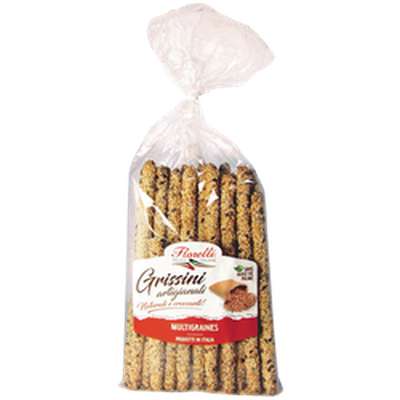 Grissini artigianali aux multigraines, Florelli (250 g)