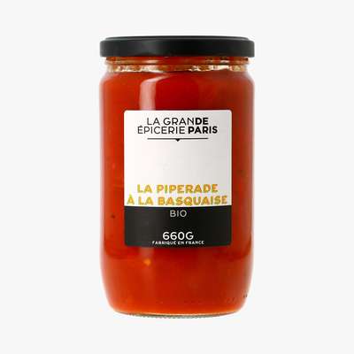 La piperade à la basquaise BIO, La grande épicerie de Paris (660g)